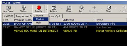 Using the Priority Button to Set Call Priority  Using the Priority Button to Set Call Priority