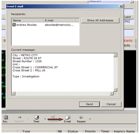 An Example of the Info Displayed in an Email Dialogue Box  An Example of the Info Displayed in an Email Dialogue Box